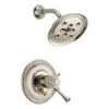 Shower Trim Package With Single Function Shower Head With H2Okinetic And TempAssure Technologies From The Baliza Collection -Bathroom Sales Store brizo t60205 pn 1149