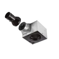 110 CFM .6 Sone Ceiling Mounted HVI Certified Bath Fan And 2 Light 14-1/2 Inch Wide Reversible Bathroom Vanity Light -Bathroom Sales Store broan rb110 5077ni housing 21