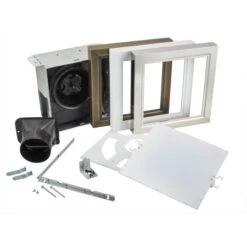 Broan 110 CFM Decorative Bathroom Exhaust Fan With LED Light And Easy Change Trim Kit