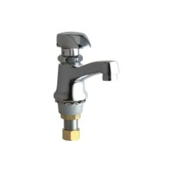 Single Supply Hot Water Basin Faucet With Self Closing Lever Handle - Single Hole Installation