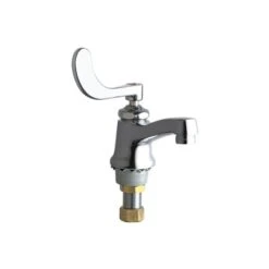 Single Supply Hot Water Basin Faucet With Wrist Blade Handle - Single Hole Installation