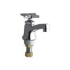 Single Supply Hot / Cold Water Basin Faucet With Cross Handle - Single Hole Installation -Bathroom Sales Store chicago faucets 701 plabcp 670