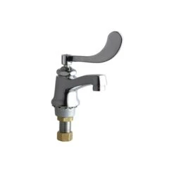 Single Supply Hot / Cold Water Basin Faucet With Wrist Blade Handle - Single Hole Installation