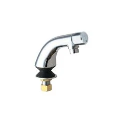 Single Supply Cold Water Basin Faucet With Self Closing Button Handle - Single Hole Installation