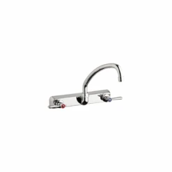 Commercial Grade Centerset Laundry / Service Faucet With Lever Handles - 8" Faucet Centers