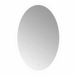 24" W X 36" H Oval Frameless Wall Mounted Mirror With LED Lighting And IR Sensor -Bathroom Sales Store clean miseno mm2436led