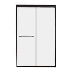 Azul 72" High X 48" Wide Semi-Framed Sliding Shower Door With Clear Glass And H2OFF™ Technology -Bathroom Sales Store clean miseno msdc4872 orb