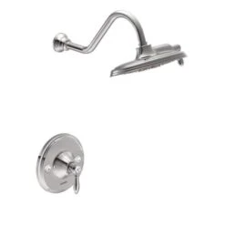 Moen Weymouth Single Handle Posi-Temp Pressure Balanced Multi-Function Shower Trim With Shower Head (Less Valve) -Bathroom Sales Store clean moen ts32102 934