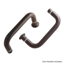 Purify 69" High X 48" Wide Semi-Framed Pivot Shower Door With Clear Glass And H2OFF™ Technology -Bathroom Sales Store cove handle bronze group