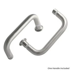 Purify 69" High X 48" Wide Semi-Framed Pivot Shower Door With Clear Glass And H2OFF™ Technology -Bathroom Sales Store cove handle nickel group