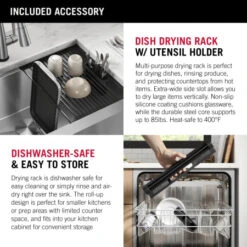 Delta Rivet 33” Workstation Farmhouse Apron Front Kitchen Sink Undermount 16 Gauge Stainless Steel Single Bowl With WorkFlow Ledge And Accessories -Bathroom Sales Store cs7hrxrszcggjs2n6myi