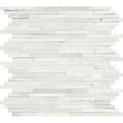 Marble - 1" X 1" Rectangle Wall Tile - Honed Visual - Sold By Sheet (1 SF/Sheet)