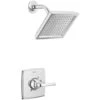 Delta Geist Shower Only Trim Package With 1.75 GPM Single Function Shower Head - Includes Rough In