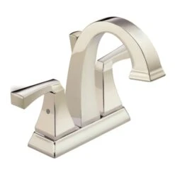 Delta Dryden Centerset Bathroom Faucet With Diamond Seal - Includes Pop-Up Drain Assembly