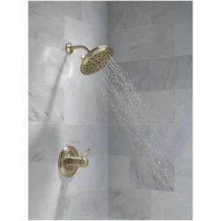 Delta UltraSoak 8" Round 1.75 GPM Multi Function Shower Head With H2Okinetic Technology -Bathroom Sales Store delta 52487 alternate image 633