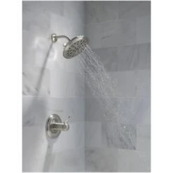 Delta UltraSoak 8" Round 1.75 GPM Multi Function Shower Head With H2Okinetic Technology -Bathroom Sales Store delta 52487 alternate image 638