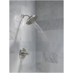 Delta UltraSoak 8" Round 1.75 GPM Multi Function Shower Head With H2Okinetic Technology -Bathroom Sales Store delta 52487 alternate image 639