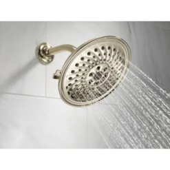Delta Universal Showering 1.75 GPM Multi Function Shower Head -Bathroom Sales Store delta 52687 running shower head in brilliance polished nickel 1785