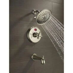Delta Universal Showering 1.75 GPM Multi Function Shower Head -Bathroom Sales Store delta 52687 running tub and shower trim in brilliance polished nickel 2230