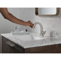 Delta Stryke 1.2 GPM Single Hole Bathroom Faucet With Pull Down Wand And Push Pop-Up Drain Assembly -Bathroom Sales Store delta 5776 pd dst alternate image 28