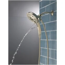 Delta Universal Showering In2ition 1.75 GPM Multi Function Shower Head With Touch-Clean, MagnaTite, And H2Okinetic Technology -Bathroom Sales Store delta 58620 pk alternate image 760