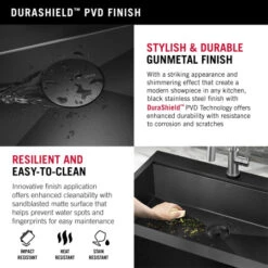 Delta Rivet 35-7/8" Drop In Single Basin Stainless Steel Kitchen Sink With Cutting Board -Bathroom Sales Store delta 95d9031 t36s alternate image 162