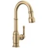 Delta Broderick 1.8 GPM Single Hole Pull Down Bar/Prep Faucet With Magnetic Docking Spray Head -Bathroom Sales Store delta 9990 cz dst 1190760