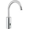 Delta .5 GPM Single Hole Electronic Gooseneck Bathroom Faucet -Bathroom Sales Store delta demd 201lf