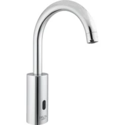 Delta .5 GPM Single Hole Electronic Gooseneck Bathroom Faucet