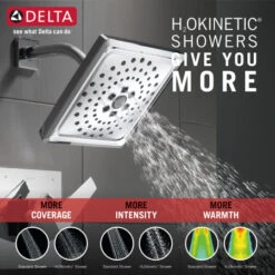 Delta Trillian Monitor 14 Series Single Function Pressure Balanced Tub And Shower - Less Rough-In Valve -Bathroom Sales Store delta t14443 alternate view 58