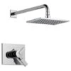 Delta Vero Monitor 17 Series Dual Function 1.75 GPM Pressure Balanced Shower Only With Integrated Volume Control - Less Rough-In Valve -Bathroom Sales Store delta t17253 we 12