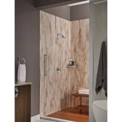 Delta Trinsic Monitor 17 Series Dual Function Pressure Balanced Shower Only With Integrated Volume Control - Less Rough-In Valve -Bathroom Sales Store delta t17259 overall room view in chrome 2155