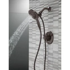 Delta Linden Monitor 17 Series Dual Function Pressure Balanced Shower Only With In2ition Shower Head And Integrated Volume Control - Less Rough-In Valve -Bathroom Sales Store delta t17293 i alternate view 22