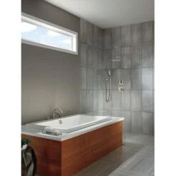 Delta Vero Deck Mounted Roman Tub Filler Trim With Hand Shower -Bathroom Sales Store delta t4753 alternate image 159