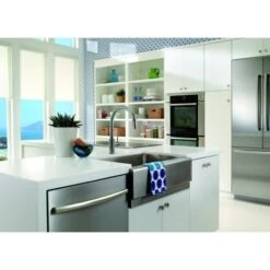 Delta Trinsic Pull-Down Kitchen Faucet With On/Off Touch Activation, Magnetic Docking Spray Head, And Soap/Lotion Dispenser - Includes Lifetime Warranty (5 Year On Electronic Parts) -Bathroom Sales Store delta 9159t dst application shot 440