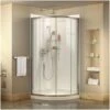 DreamLine Prime 36" Wide X 76 3/4" High Semi-Frameless Clear Glass Sliding Shower Enclosure - Includes Shower Base 1 DreamLine Prime 36" Wide X 76 3/4" High Semi-Frameless Clear Glass Sliding Shower Enclosure - Includes Shower Base -Bathroom Sales Store dreamline dl 6153 01cl 8500787
