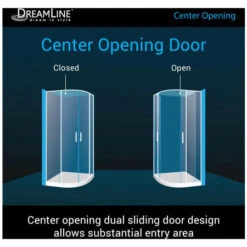 DreamLine Prime 36" Wide X 76 3/4" High Semi-Frameless Clear Glass Sliding Shower Enclosure - Includes Shower Base -Bathroom Sales Store dreamline dl 6153 cl alternate view 66