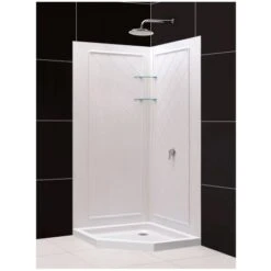 DreamLine Prime 36" Wide X 76 3/4" High Semi-Frameless Clear Glass Sliding Shower Enclosure - Includes Shower Base -Bathroom Sales Store dreamline dl 6153 cl alternate view 81