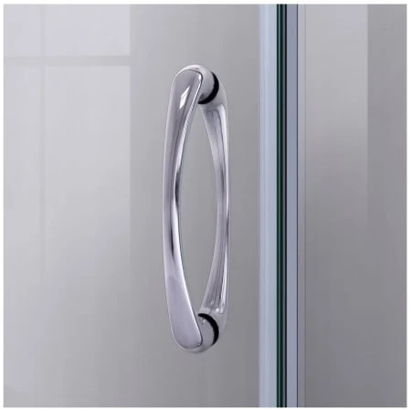 DreamLine Prime 36" Wide X 74 3/4" High Semi-Frameless Clear Glass Sliding Shower Enclosure - Includes Shower Base 9 DreamLine Prime 36" Wide X 74 3/4" High Semi-Frameless Clear Glass Sliding Shower Enclosure - Includes Shower Base - Image 7