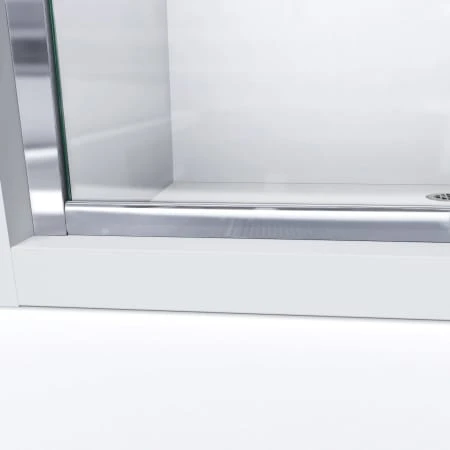 DreamLine Infinity-Z 72" High X 56" Wide Sliding Semi Frameless Shower Door With Clear Glass 7 DreamLine Infinity-Z 72" High X 56" Wide Sliding Semi Frameless Shower Door With Clear Glass - Image 5