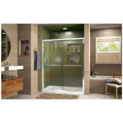 DreamLine Duet 72" High X 48" Wide Sliding Framed Shower Door With Clear Glass -Bathroom Sales Store dreamline shdr 1248728 alternate view 10610