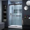 DreamLine Encore 44-48" W X 76" H Semi-Frameless Bypass Sliding Shower Door -Bathroom Sales Store dreamline shdr 1648760 06 9129144