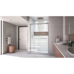 DreamLine Encore 44-48" W X 76" H Semi-Frameless Bypass Sliding Shower Door -Bathroom Sales Store dreamline shdr 1648760 alternate view 1058