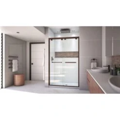 DreamLine Encore 44-48" W X 76" H Semi-Frameless Bypass Sliding Shower Door -Bathroom Sales Store dreamline shdr 1648760 alternate view 1060