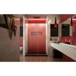 DreamLine Unidoor Plus 72" High X 46" Wide Hinged Frameless Shower Door With Clear Glass 22 DreamLine Unidoor Plus 72" High X 46" Wide Hinged Frameless Shower Door With Clear Glass -Bathroom Sales Store dreamline shdr 244557210 alternate view 4097