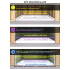 DreamLine Unidoor Plus 72" High X 46-1/2" Wide Hinged Frameless Shower Door With Clear Glass -Bathroom Sales Store dreamline shdr 244607210 alternate view 4126