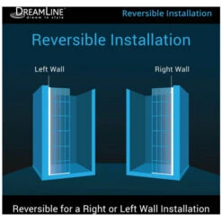 DreamLine French Linea 72" High X 34" Wide Shower Screen Frameless Shower Door With Pattern Glass -Bathroom Sales Store dreamline shdr 3234721 89 alternate view 11149