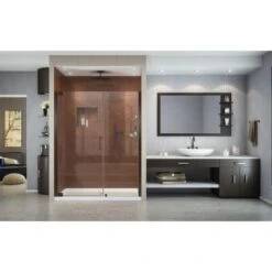 DreamLine Elegance 72" High X 60" Wide Pivot Frameless Shower Door With Clear Glass -Bathroom Sales Store dreamline shdr 4158720 alternate view 4873