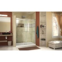 DreamLine Essence-H 44 - 48" W X 76" H Semi-Frameless Bypass Shower Door -Bathroom Sales Store dreamline shdr 634876h alternate view 5497