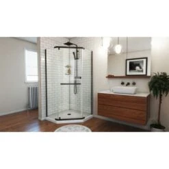 DreamLine Prism 72" High X 37" Wide X 36-1/8" Deep Pivot Frameless Shower Enclosure With Clear Glass -Bathroom Sales Store dreamline shen 2136360 alternate image 988